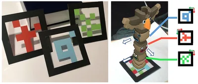 Stencil Marker: Designing Partially Transparent Markers for Stacking Augmented Reality Objects